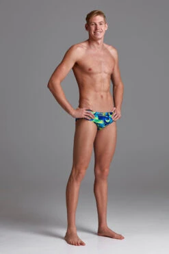 Funky Trunks - Magnum Pi - Mens Classic Briefs -Swimming Clothing funky trunks magnum pi mens classic briefs 5