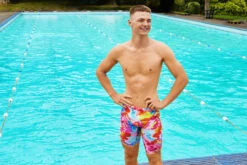 Funky Trunks - Messy Monet - Mens Training Jammers -Swimming Clothing funky trunks messy monet mens training jammers 8