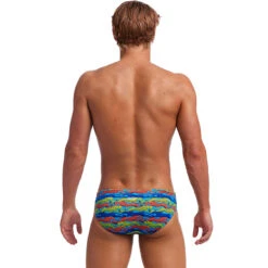 Funky Trunks - No Cheating - Mens Eco Classic Briefs -Swimming Clothing funky trunks no cheating mens eco classic briefs 3