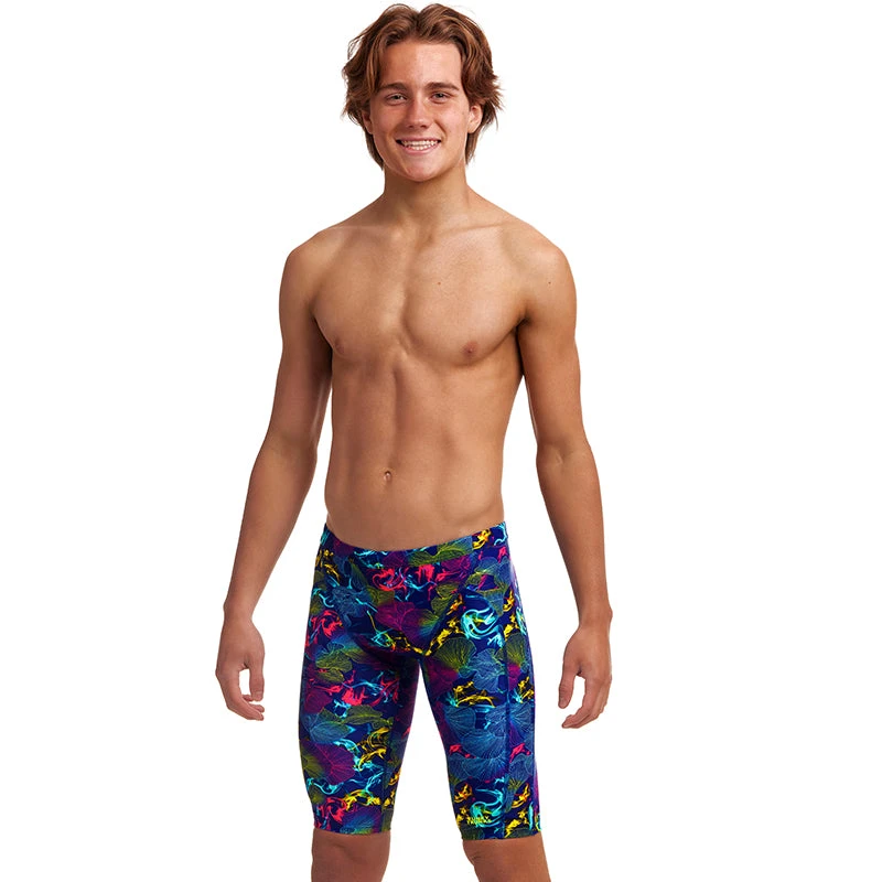 Funky Trunks - Oyster Saucy - Boys Training Jammers 3 Funky Trunks - Oyster Saucy - Boys Training Jammers