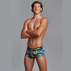 Funky Trunks - Paper Cut - Mens Underwear Trunks -Swimming Clothing funky trunks paper cut mens underwear trunks 4