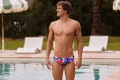 Funky Trunks - Patch Panels - Mens Classic Briefs -Swimming Clothing funky trunks patch panels mens classic briefs 6