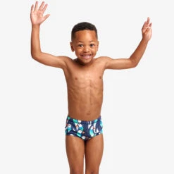 Funky Trunks - Pengoo Parade - Toddler Boys Printed Trunks -Swimming Clothing funky trunks pengoo parade toddler boys printed trunks 5