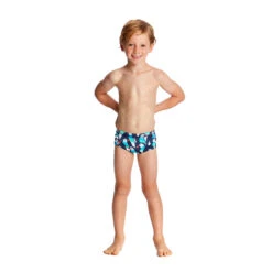 Funky Trunks - Pengoo Parade - Toddler Boys Printed Trunks -Swimming Clothing funky trunks pengoo parade toddler boys printed trunks 6