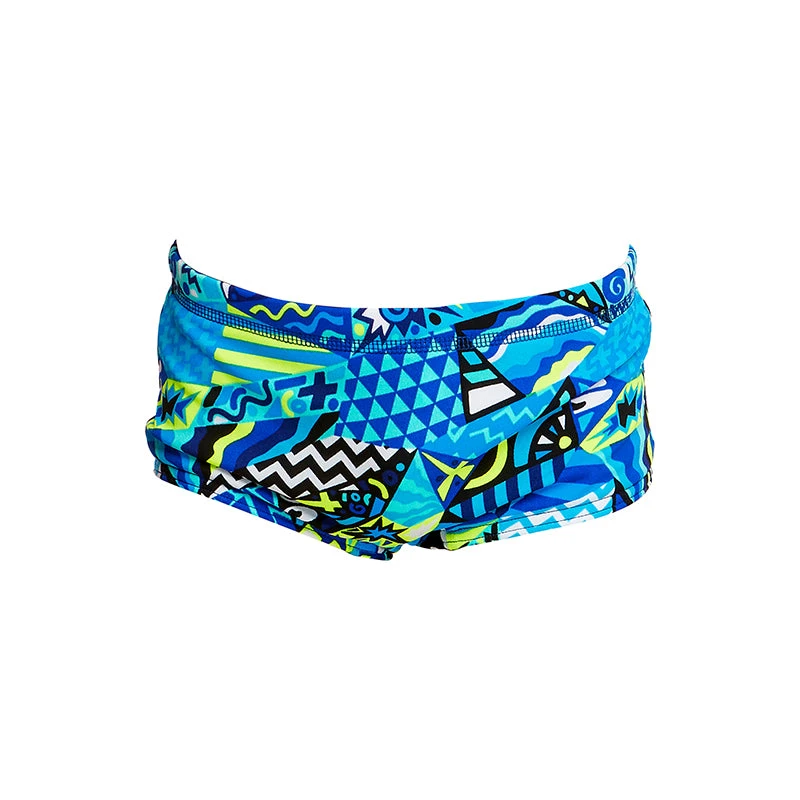 Funky Trunks - Rock Steady Toddler Boys Printed Trunk 4 Funky Trunks - Rock Steady Toddler Boys Printed Trunk - Image 2