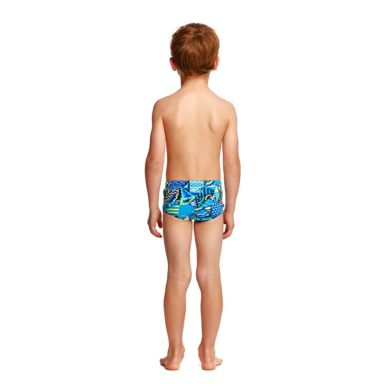 Funky Trunks - Rock Steady Toddler Boys Printed Trunk 5 Funky Trunks - Rock Steady Toddler Boys Printed Trunk - Image 3