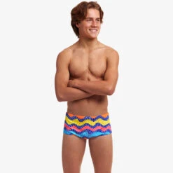 Funky Trunks - Rocky Wave - Boys Sidewinder Trunks -Swimming Clothing funky trunks rocky wave boys sidewinder trunks 4