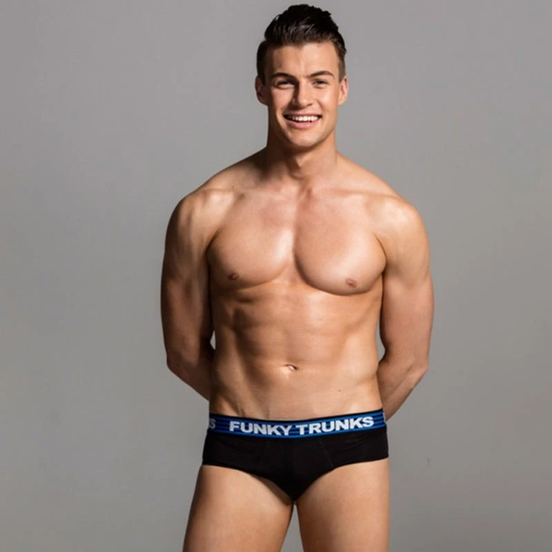 Funky Trunks - Still Black - Mens Underwear Briefs 5 Funky Trunks - Still Black - Mens Underwear Briefs - Image 3