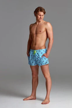Funky Trunks - Tweety Tweet Mens Shorty Shorts Short -Swimming Clothing funky trunks tweety tweet mens shorty shorts short 4