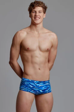Funky Trunks - Wild Water - Mens Eco Sidewinder Trunks -Swimming Clothing funky trunks wild water mens eco sidewinder trunks 4