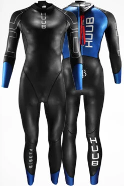 HUUB - Mens Alpha-Beta Blue Wetsuit -Swimming Clothing huub mens alpha beta blue wetsuit 3