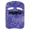 Maru - Swirl Two Grip Fitness Kickboard - Dark Purple/Purple -Swimming Clothing maru swirl two grip fitness kickboard dark purple purple