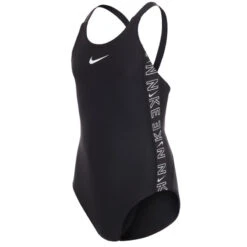 Nike - Girl's Logo Tape Fastback One Piece (Black)