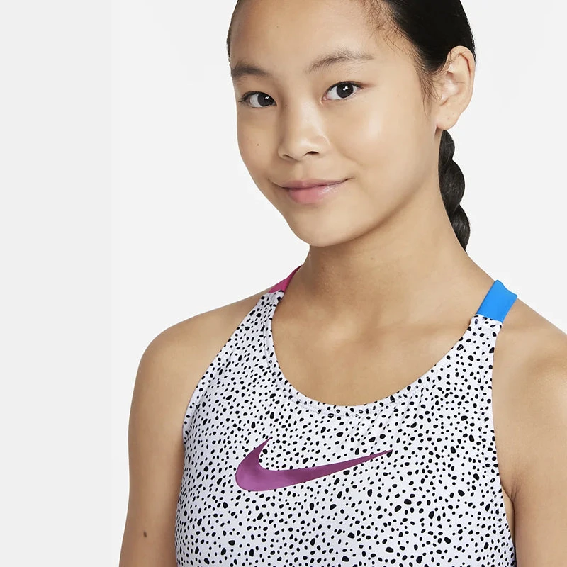 Nike - Girls' Water Dots Crossback Monokini (Black) 5 Nike - Girls' Water Dots Crossback Monokini (Black) - Image 3