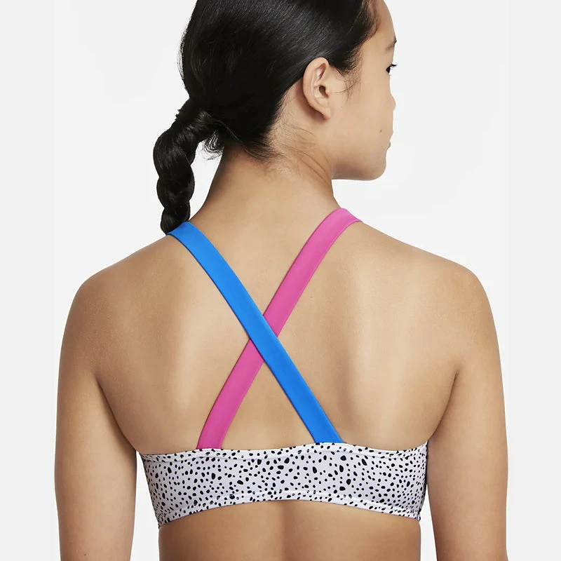 Nike - Girls' Water Dots Crossback Monokini (Black) 6 Nike - Girls' Water Dots Crossback Monokini (Black) - Image 4
