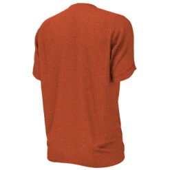 Nike - Heather Short Sleeve Hydroguard (Rush Orange) -Swimming Clothing nike heather short sleeve hydroguard rush orange 4