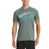Nike - Heather Tilt Short Sleeve Hydroguard (Galactic Jade)
