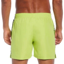 Nike - Logo Tape 5" Volley Short (Atomic Green) -Swimming Clothing nike logo tape 5 volley short atomic green 3