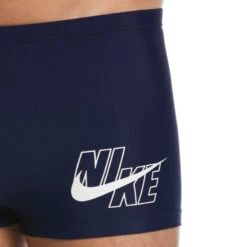Nike - Men's Logo Square Leg ( Midnight Navy) -Swimming Clothing nike mens logo square leg midnight navy 4