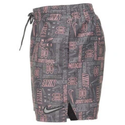 Nike - Men's Swim Logo Mash-up 5" Volley Short (Iron Grey) -Swimming Clothing nike mens swim logo mash up 5 volley short iron grey 3