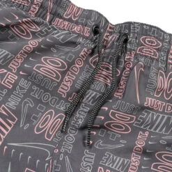 Nike - Men's Swim Logo Mash-up 5" Volley Short (Iron Grey) -Swimming Clothing nike mens swim logo mash up 5 volley short iron grey 4