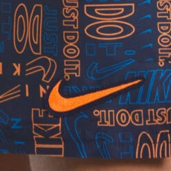 Nike - Men's Swim Logo Mash-up 5" Volley Short (Midnight Navy) -Swimming Clothing nike mens swim logo mash up 5 volley short midnight navy 3