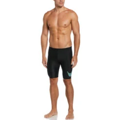 Nike - Multi Logo Jammer (Black) -Swimming Clothing nike multi logo jammer black 3