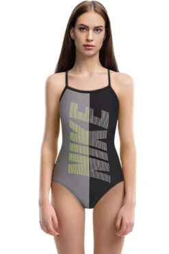 Nike - Rift Racerback One Piece Swimsuit (Black) -Swimming Clothing nike rift racerback ladies one piece swimsuit black 001 4