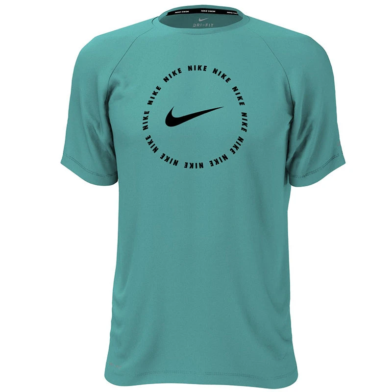 Nike - Ring Logo Short Sleeve Hydroguard (Washed Teal) 5 Nike - Ring Logo Short Sleeve Hydroguard (Washed Teal) - Image 3