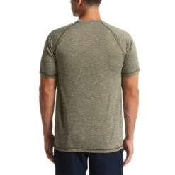 Nike - Short Sleeve Hydroguard T-Shirt (Medium Olive) -Swimming Clothing nike short sleeve hydroguard t shirt medium olive 4