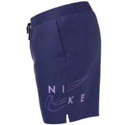 Nike - Split Logo Icon 7" Volley Short (Midnight Navy) -Swimming Clothing nike split logo icon 7 volley short midnight navy 6