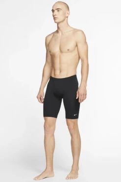 Nike - Swim Men's Hydrastrong Jammer (Black) -Swimming Clothing nike swim mens hydrastrong jammer black 7