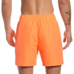 Nike - Swoosh Break 5" Volley Short (Atomic Orange) -Swimming Clothing nike swoosh break 5 volley short atomic orange 3