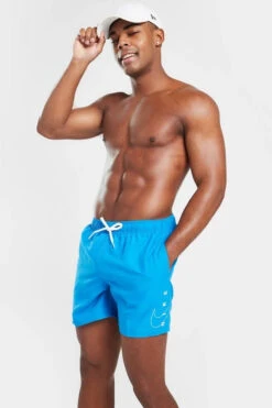 Nike - Swoosh Break 5" Volley Short (Photo Blue) 21 Nike - Swoosh Break 5" Volley Short (Photo Blue) -Swimming Clothing nike swoosh break 5 volley short photo blue 10
