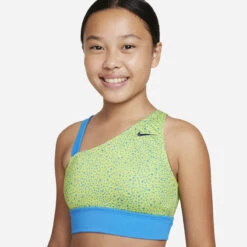Nike - Water Dots Asymmetrical Top & High Waist Bikini Set (Photo Blue) -Swimming Clothing nike water dots asymmetrical top high waist bikini set photo blue 3