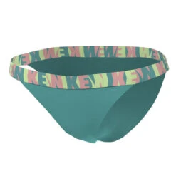Nike - Women's Logo Tape Banded Bikini Bottom (Washed Teal) -Swimming Clothing nike womens logo tape banded bikini bottom washed teal 3