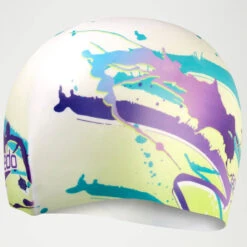 Speedo - Adult Digital Printed Cap - Yellow/White -Swimming Clothing speedo adult digital printed cap yellow white 2