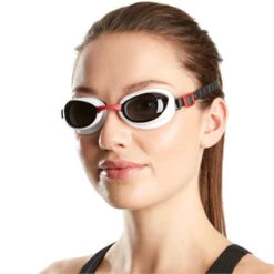 Speedo - Aquapure Goggle - Red/Smoke -Swimming Clothing speedo aquapure goggle red smoke 10