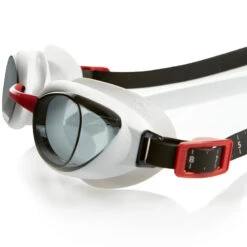 Speedo - Aquapure Goggle - Red/Smoke -Swimming Clothing speedo aquapure goggle red smoke 4