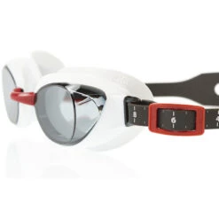 Speedo - Aquapure Goggle - Red/Smoke -Swimming Clothing speedo aquapure goggle red smoke 8