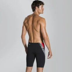 Speedo - Boom Splice Endurance Jammer - Black/White -Swimming Clothing speedo boom splice endurance jammer black white 4