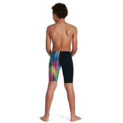 Speedo - Boys Hyperchromatic Allover Digital Jammer - Black/Red 12 Speedo - Boys Hyperchromatic Allover Digital Jammer - Black/Red -Swimming Clothing speedo boys hyperchromatic allover digital jammer black red 3