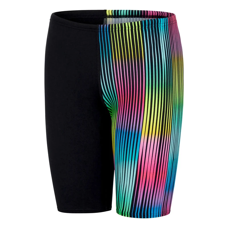 Speedo - Boys Hyperchromatic Allover Digital Jammer - Black/Red 8 Speedo - Boys Hyperchromatic Allover Digital Jammer - Black/Red - Image 6