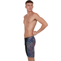 Speedo - ColourRipple V-Cut Jammer -Swimming Clothing speedo colourripple v cut boys jammer 3