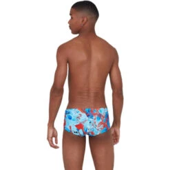 Speedo - ColourSplash Placement Digi 14cm Brief -Swimming Clothing speedo coloursplash placement digi 14cm brief 3