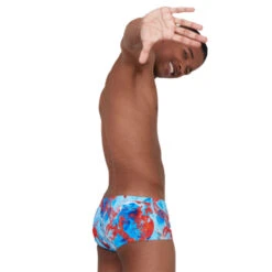 Speedo - ColourSplash Placement Digi 14cm Brief -Swimming Clothing speedo coloursplash placement digi 14cm brief 4