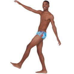 Speedo - ColourSplash Placement Digi 14cm Brief -Swimming Clothing speedo coloursplash placement digi 14cm brief 5