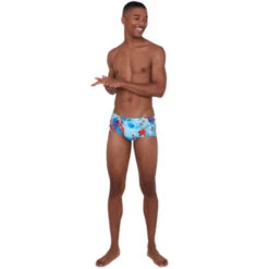 Speedo - ColourSplash Placement Digi 14cm Brief -Swimming Clothing speedo coloursplash placement digi 14cm brief 6