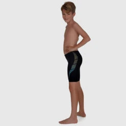 Speedo - Junior Hexagonal Jammer - Black -Swimming Clothing speedo junior hexagonal jammer black 3