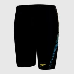 Speedo - Junior Hexagonal Jammer - Black -Swimming Clothing speedo junior hexagonal jammer black 6